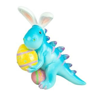 Dinosaur Bunny Ear Easter Egg Figurine 62334