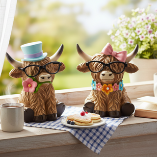 Easter Sunday Highland Cow Set 66103