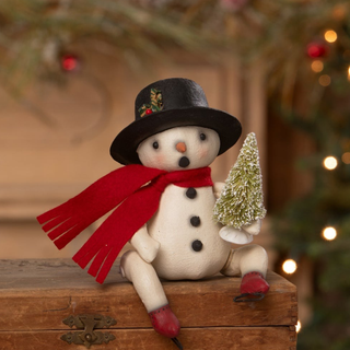 Robin Seeber Christmas Bing Flake Snowman RS4126