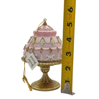 December Diamonds Patisserie Purple Cake Ornament 29-29540A