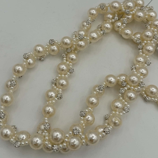 Coastal Christmas Ocean Pearl Jewel Drop Garland MTX78259