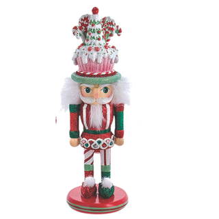 Hollywood Nutcrackers™ Candy and Cake Hat Nutcracker HA0576