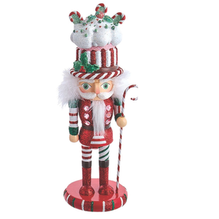 Hollywood Nutcrackers™ Candy and Cake Hat Nutcracker HA0576