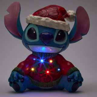 LED Jim Shore Disney Traditions Stitch with Christmas Sweater 6018714