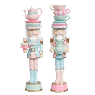 Pastel Teapot Cups & Saucer Hat Nutcracker  64-55966