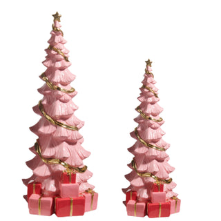 PRE-ORDER Pink & Gold Tree with packages Tree 19" or 15"