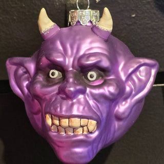 Len Simon Gorenaments Halloween Christmas Glass Ornament