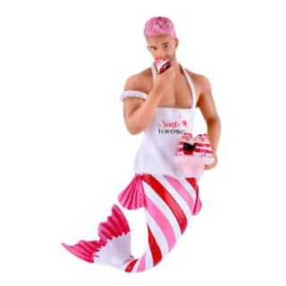 December Diamonds Santa's Taster Merman Christmas Ornament  55-55429