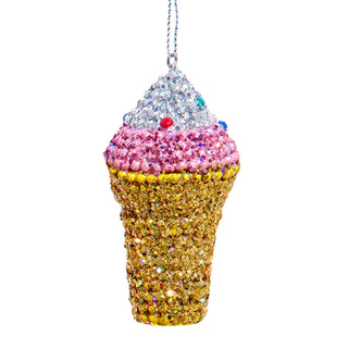 Bedazzled Retro Disco Food Animal Ornament