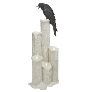 Pre-Order Spooky Halloween LED Candles with Crow