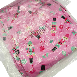 Christmas Pajama Lounge Pant Set - Pink Nutcracker
