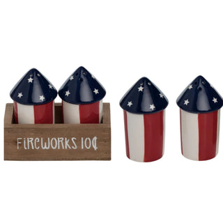 Patriotic Americana Fireworks w/Crate Display A5106