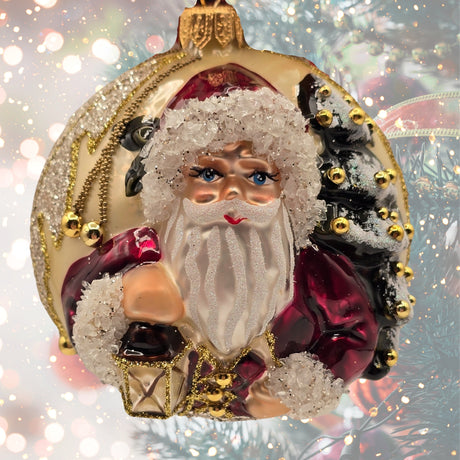 HeARTfully Yours "Canterbury Nick" Vintage Santa Christmas Ornament- The Ornament King