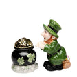 Leprechaun With Pot Of Gold Salt and Pepper Shaker Set