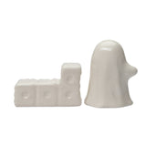 Halloween Ghost & BOO Salt & Pepper Shaker Set