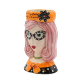 Dollymama Vase -Pink Hair Makeup Brush Holder