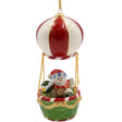 Christmas 2024 Whimsical Snowman Hot Air Balloon Ornament