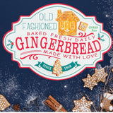 Old Fashioned Gingerbread Metal Sign