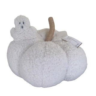 Halloween Sherpa Plush White Pumpkin & Mini Ghost