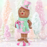 36 " MGO Peppermint Candy Pastel Gingerbread Girl Outdoor Indoor