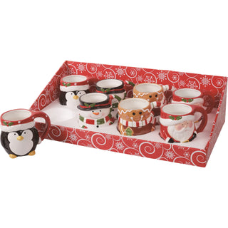 Pre-Order Christmas Mug Penguin Gingerbread Snowman Santa Y1594