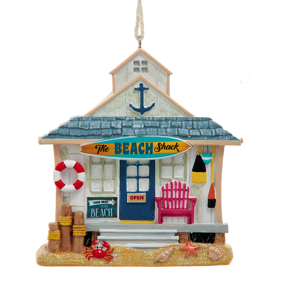 Kurt Adler 2.5"  Beach Shack christmas Ornament