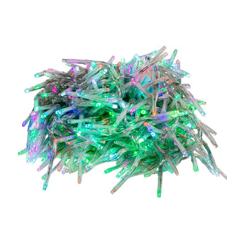 16' 480-Light RGB 3MM LED Twinkle Cluster Garland With Clear Wire AD1049RGB