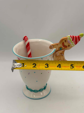 December Diamonds Hot Cocoa Mug Cup w/Gingerbread Man 29-29748