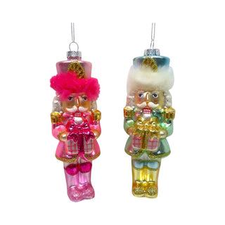 Whimsical Nutcracker w/Fur Ornament Set 79-79417