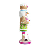 Kurt Adler 16" Gingerbread Pink House Nutcracker