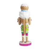 Kurt Adler 16" Gingerbread Pink House Nutcracker