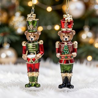 Bear Soldiers Ornament Set 29-30697