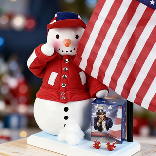 Steinbach Patriot Snowman Nutcracker SN21BN2052L