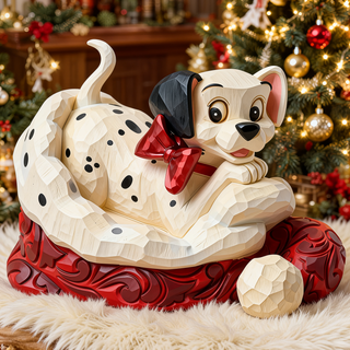 Jim Shore Disney Traditions - 101 Dalmatian Santa Hat 6018719