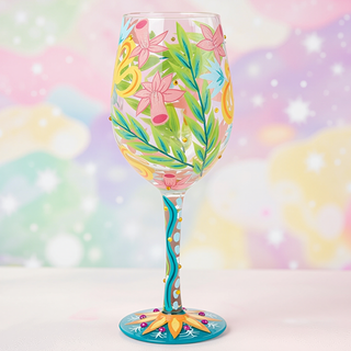 Lolita Fashion Florals Wine Glass 6015414