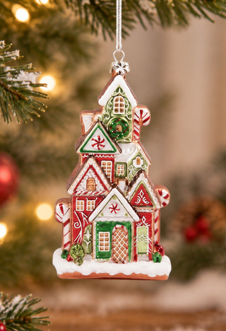 December Diamonds 7.75in Village House Ornament 29-30704