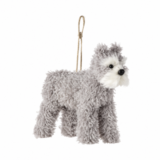 Regency 5" Faux Fur Schnauzer Dog Christmas Ornament MTX74312