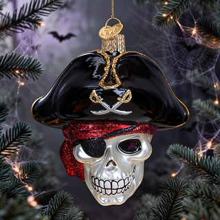 Halloween Jolly Roger Pirate Ornament 24160
