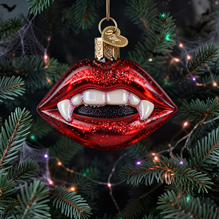 Halloween Vampire Lips Ornament 26104