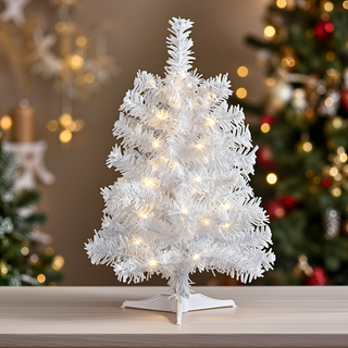 Gumdrops Mini White Tree Pre-lit 89753