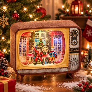 Musical Enchanted Nutcracker Lighted Water TV 4640529