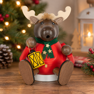Richard Glaesser Sitting Elk Mini German Smoker  26633