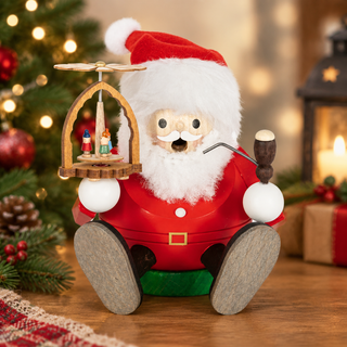 Richard Glaesser Santa w/ Pyramid Mini German Smoker 26473