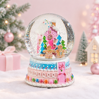 RAZ Gingerbread House Water Globe 4516362