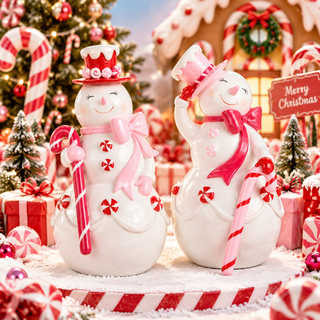 Pink Candy Snowman Set 4611667