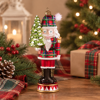 Eric Cortina Plaid Nutcracker Ornament  4653176