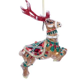 Comet Reindeer Glass Ornament SDH20011-250
