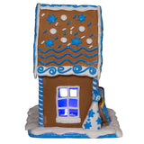 7" Gingerbread LED Hanukkah House Table Piece