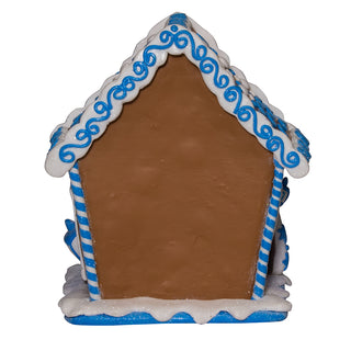 7" Gingerbread LED Hanukkah House Table Piece