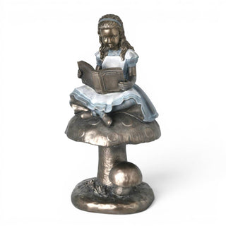 Pre-Order Alice in Wonderland Bronze Alice on Mushroom 29-30853